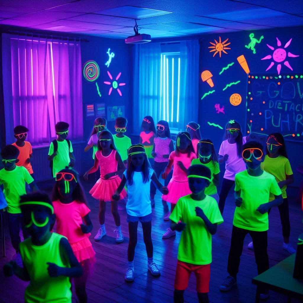 How to do a glow in the dark school dance fundraiser