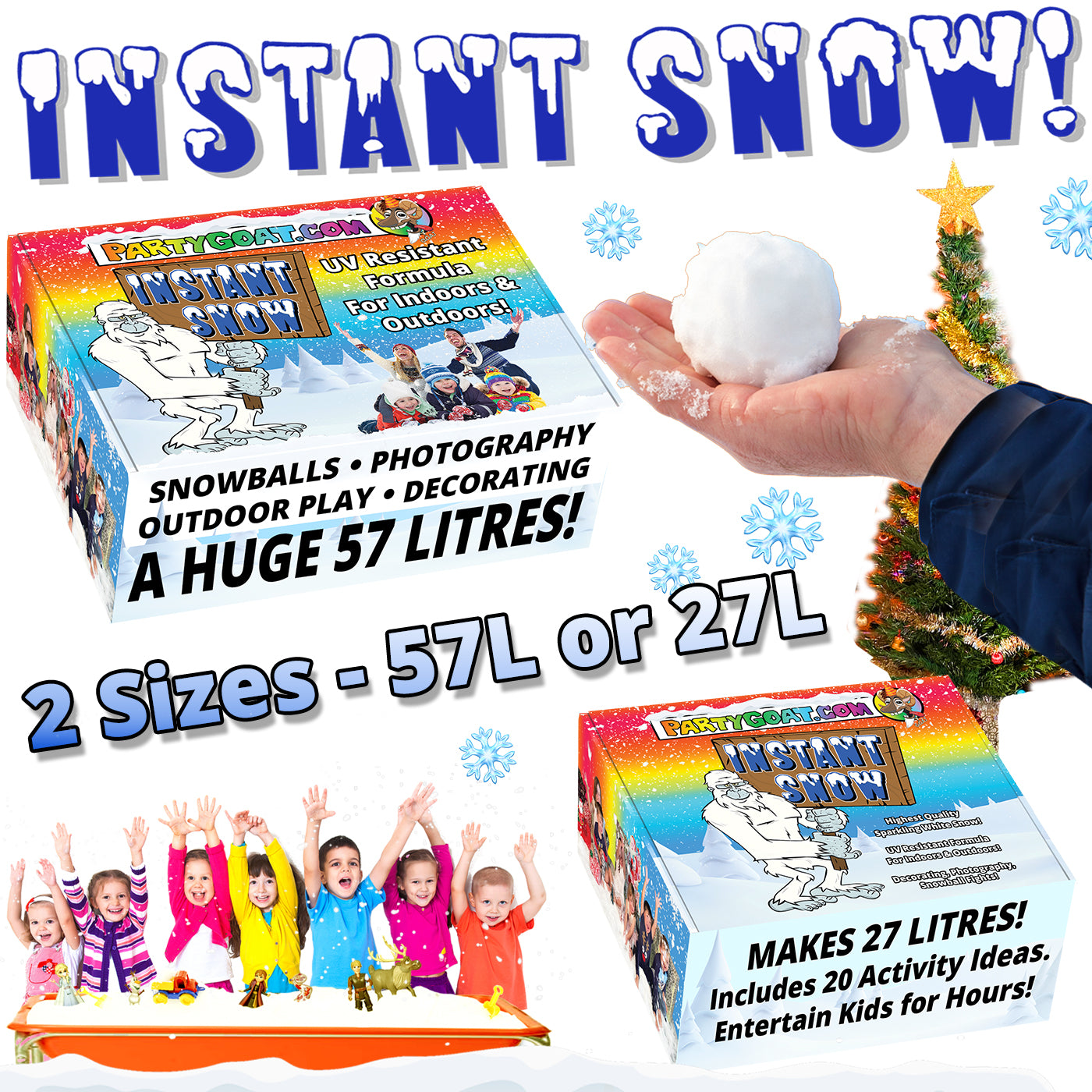 INSTANT SNOW POWDER!