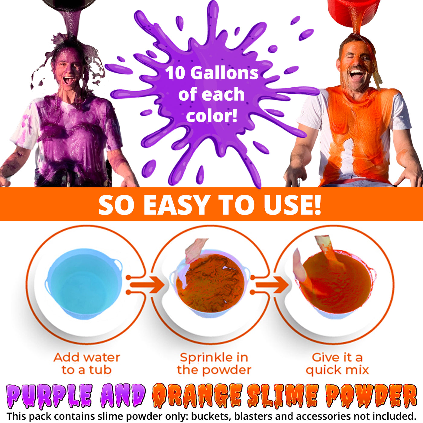 INSTANT SLIME EXPANSION PACK (Makes 20 Gallons - 80L)