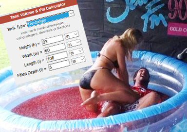 how much jello do you need for a jello wrestling pool?