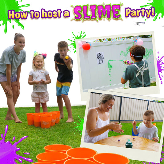 how to host a slime party