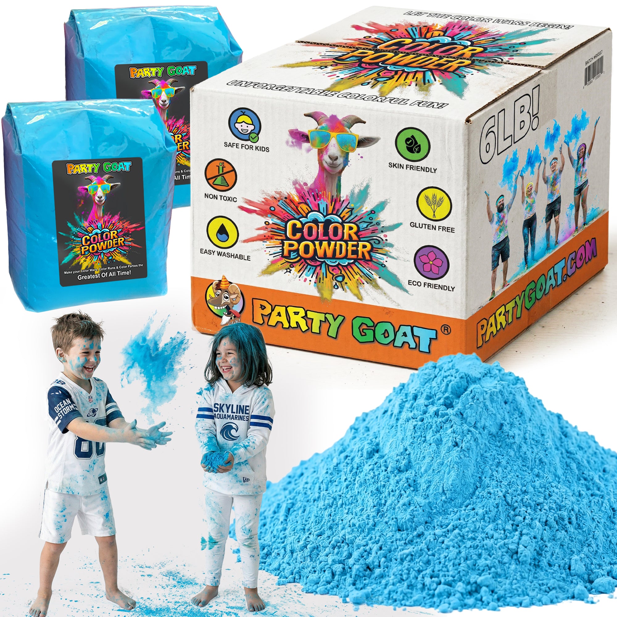 Color Battle Powder Colored Powder for Color Runs & Color Wars – PARTY GOAT