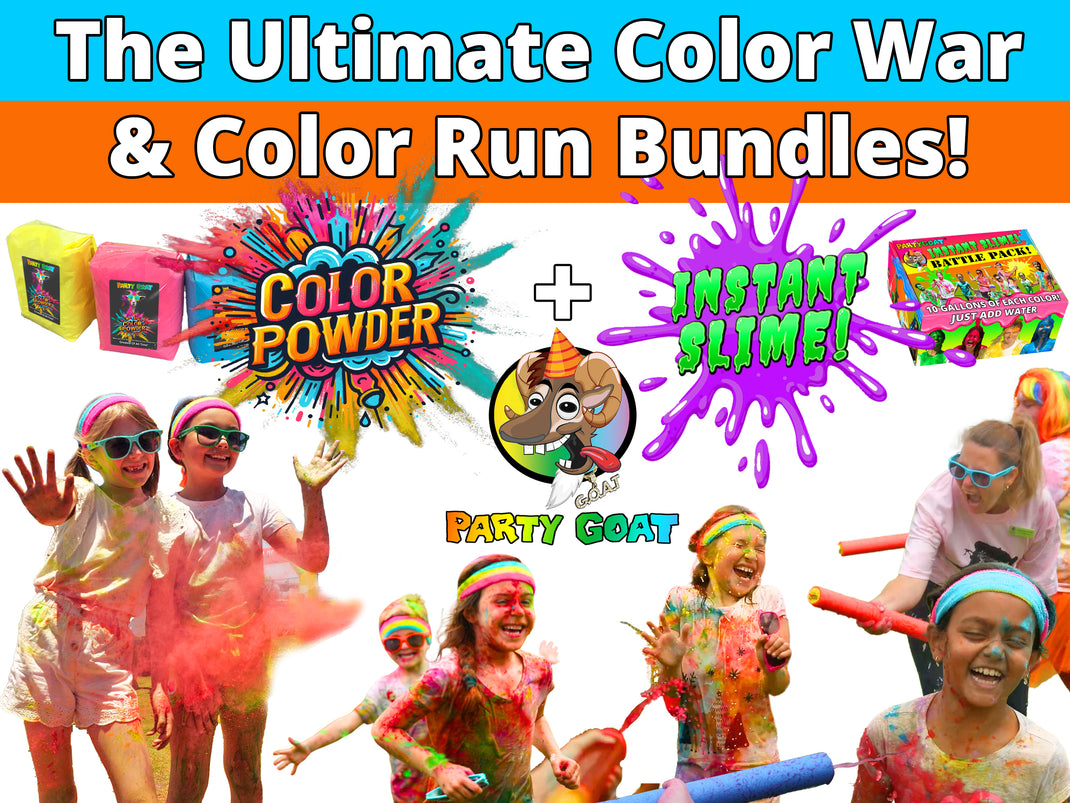 Holi Color Powder, 6 Color Pack! 18lbs for Color Runs & Color Wars ...