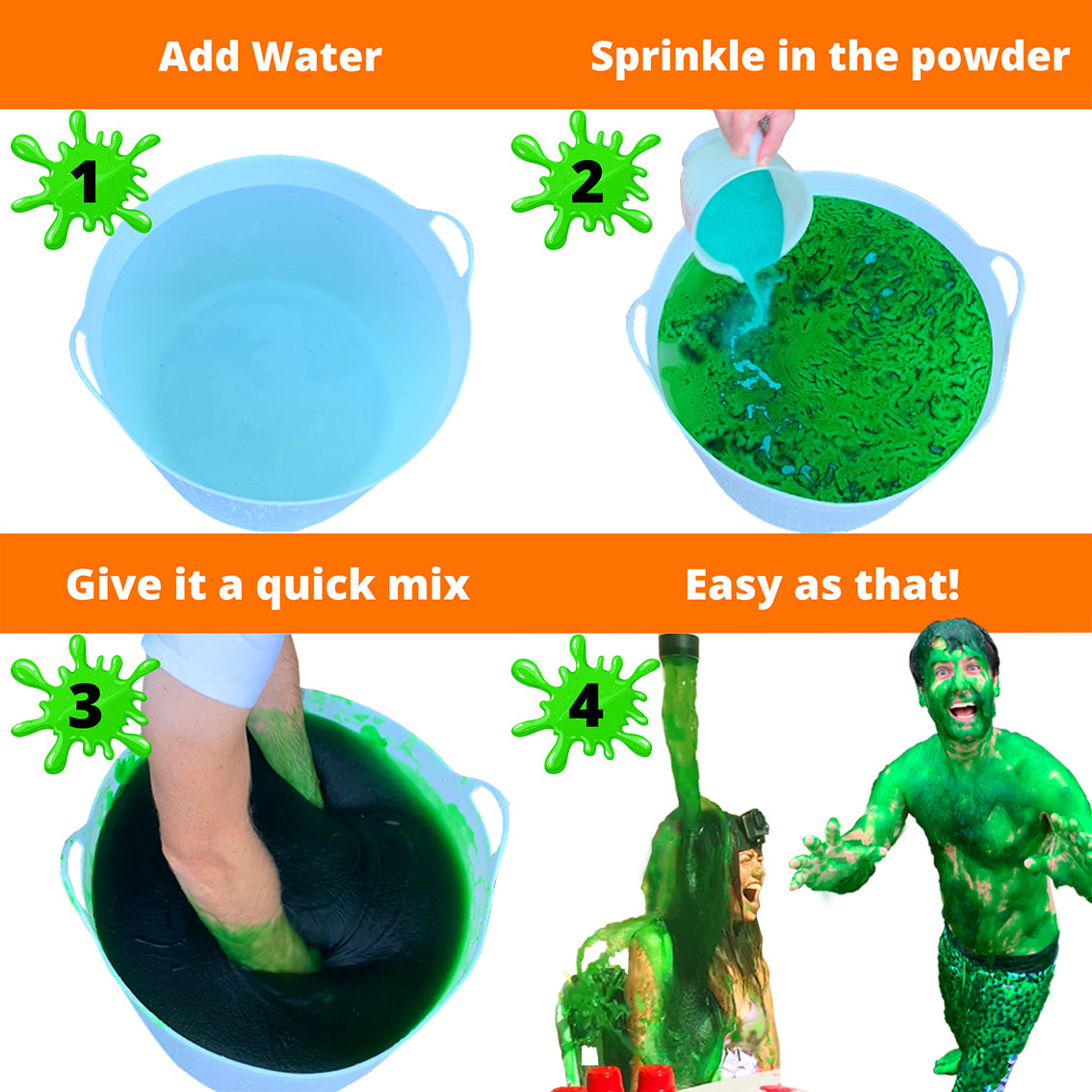 BULK INSTANT SLIME (Makes 25 Gallons - 95L)