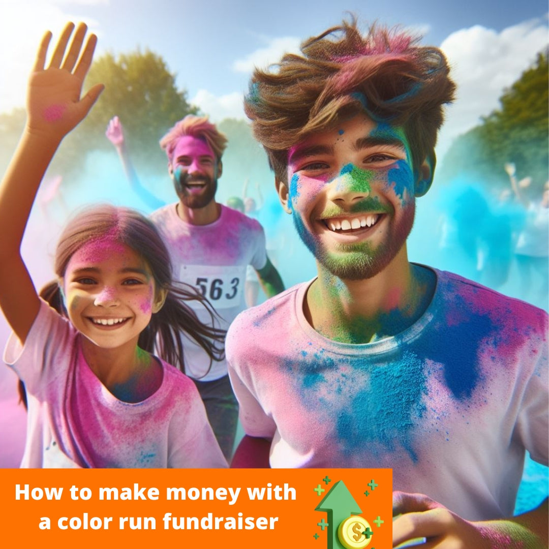 how to make money with a color run fundraiser