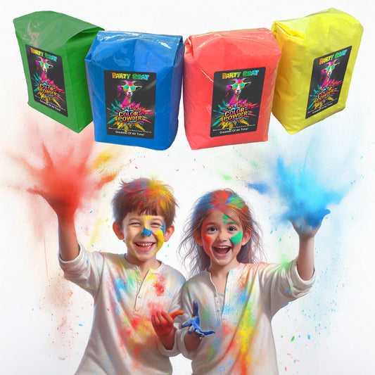 COLOR WAR POWDER: 4 Color Pack! 12lbs (5.5kg) for Color Runs & Parties
