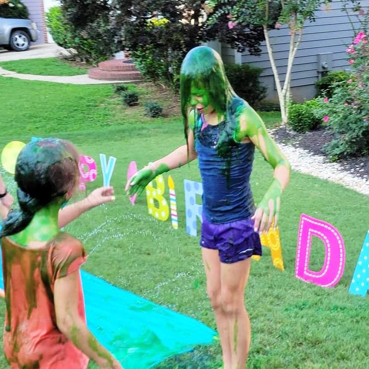 Slime Throw How to host a slime party? – PARTY GOAT