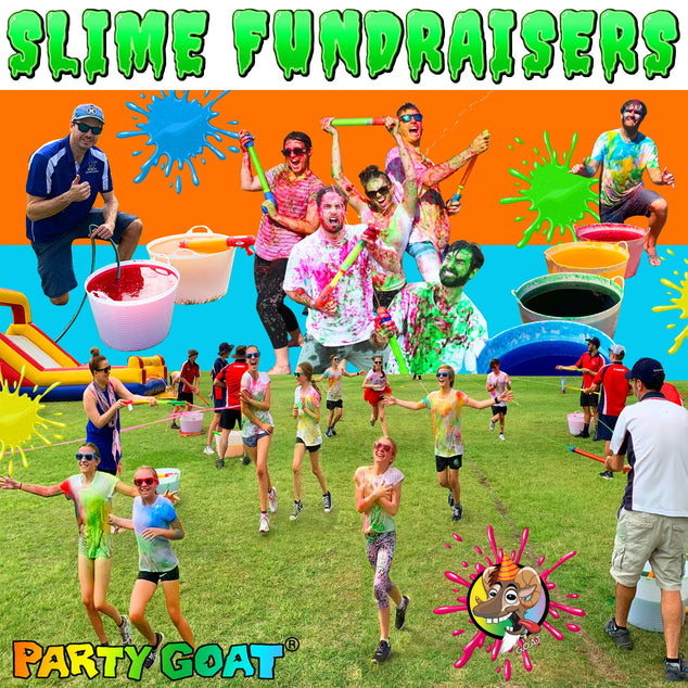 COLOR RUN SLIME: 6 Colors for Epic Slime Fun Runs (60 Gallons)