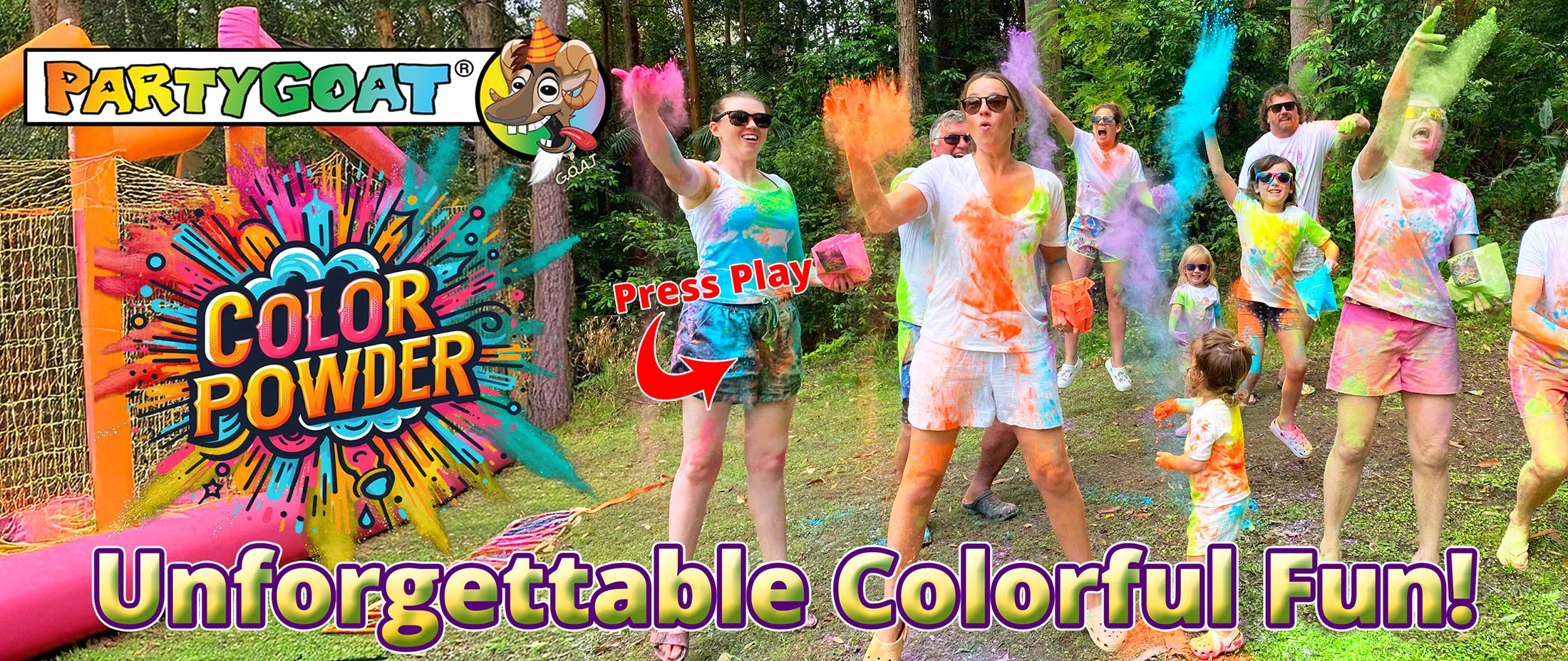 Load video: school color run colored powder for color fun runs. Color run powder supplies