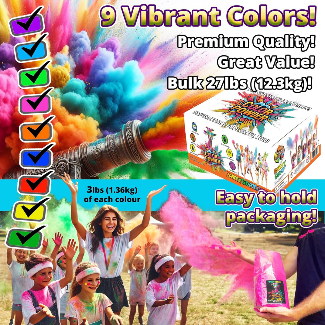 How to do a Color Run for your School? – PARTY GOAT