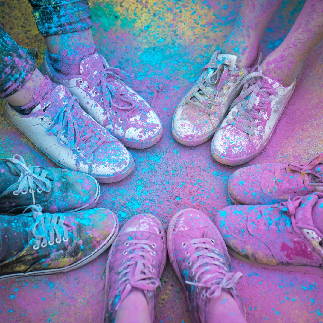 does color run powder ruin your shoes what shoes to wear to a color run