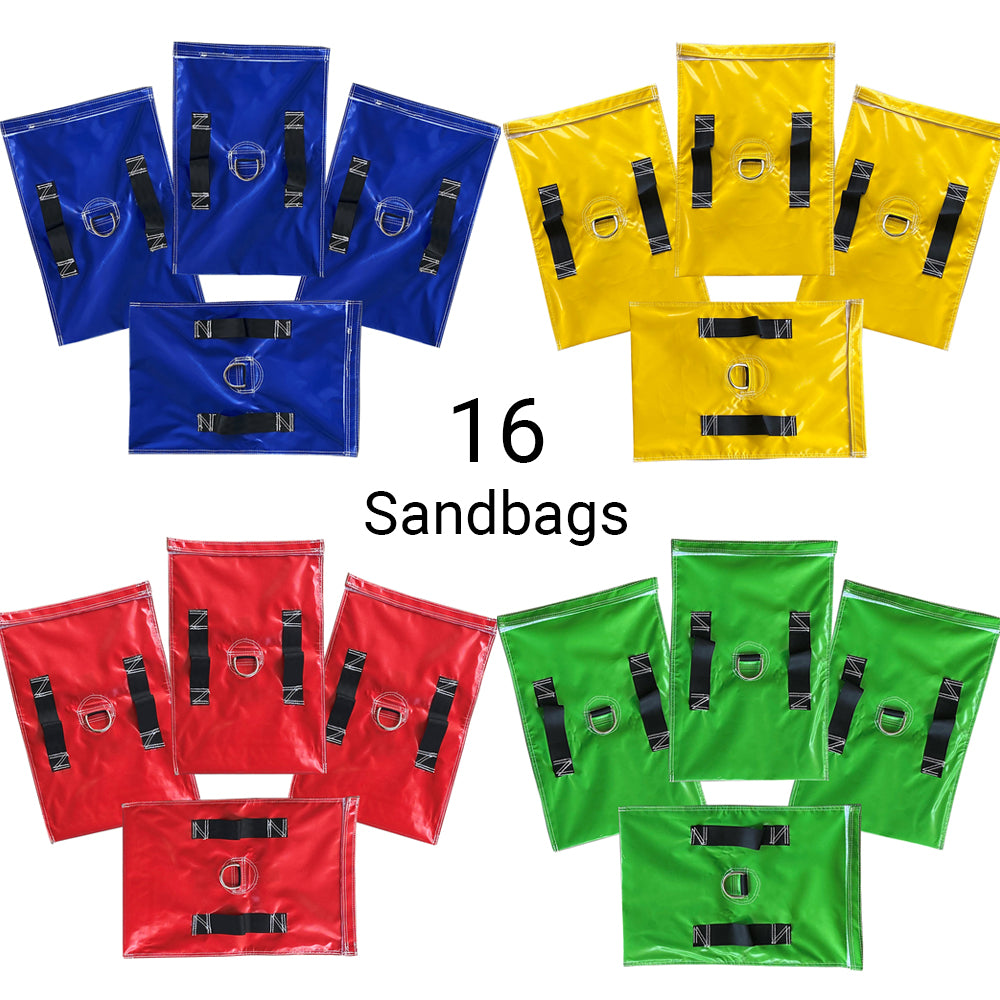 SANDBAG COVERS (4 PACK) Colourful Heavy Duty Anchors