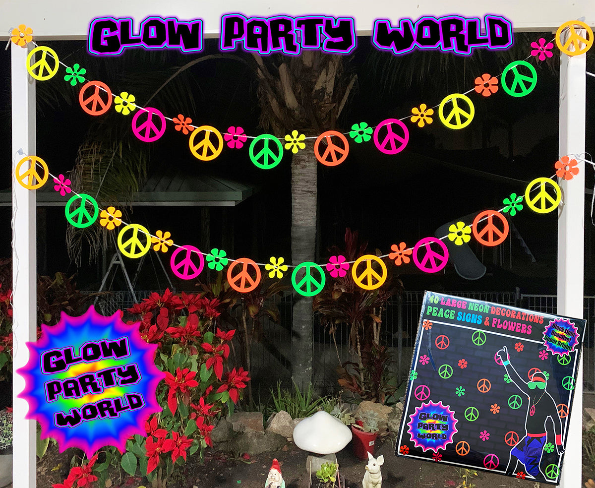 Black Lights For Glow Party! 115W Blacklight LED Strip Kit. 4 UV