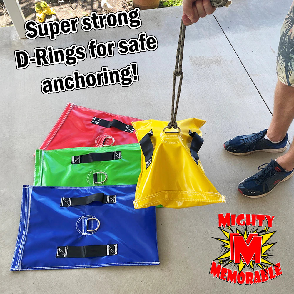 SANDBAG COVERS (4 PACK) Colourful Heavy Duty Anchors